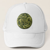 SAINT GEORGE MIT DRAGON TRUCKERKAPPE (Vorderseite)
