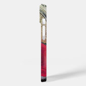 SAINT GEORGE PORTRAIT, rot, schwarz, gelb gelb Case-Mate iPhone Hülle (Rückseite / Links)