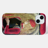 SAINT GEORGE PORTRAIT, rot, schwarz, gelb gelb Case-Mate iPhone Hülle (Rückseite (Horizontal))