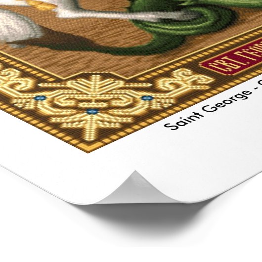 Saint George - Poster (Ecke)