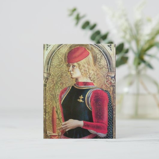 Saint George Postkarte (Stehend Vorderseite)