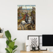 Saint George Rogier van der Weyden Fine Art Poster (Heimbüro)