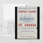 Saint-George-Schraubendreher 1863 Postkarte (Vorne/Hinten)