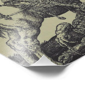Saint George Slay der Drache Fotodruck (Ecke)