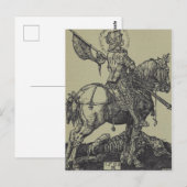 Saint George Slay der Drache Postkarte (Vorne/Hinten)