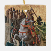Saint George Slay Dragon Carlo Crivelli Paintin Keramikornament (Vorderseite)