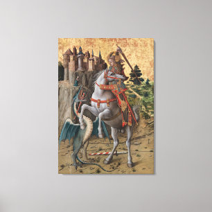 Saint George Slay Dragon Carlo Crivelli Paintin Leinwanddruck