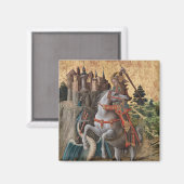 Saint George Slay Dragon Carlo Crivelli Paintin Magnet (Vorderseite/Rückseite)