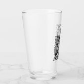 Saint George Stehend mit Zwei Engeln Glas (Rechts)