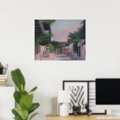 Saint George Street in Saint Augustine, Florida Poster (Heimbüro)