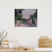 Saint George Street in Saint Augustine, Florida Poster (Küche)