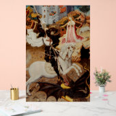 Saint George Tötet den Drachen von Bernat Martorel Acrylschild (Hochzeit)