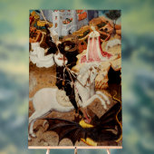 Saint George Tötet den Drachen von Bernat Martorel Acrylschild (Neutral)