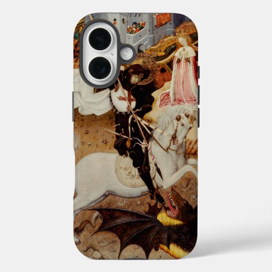 Saint George Tötet den Drachen von Bernat Martorel Case-Mate iPhone Hülle (Rückseite)