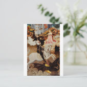 Saint George Tötet den Drachen von Bernat Martorel Postkarte (Stehend Vorderseite)