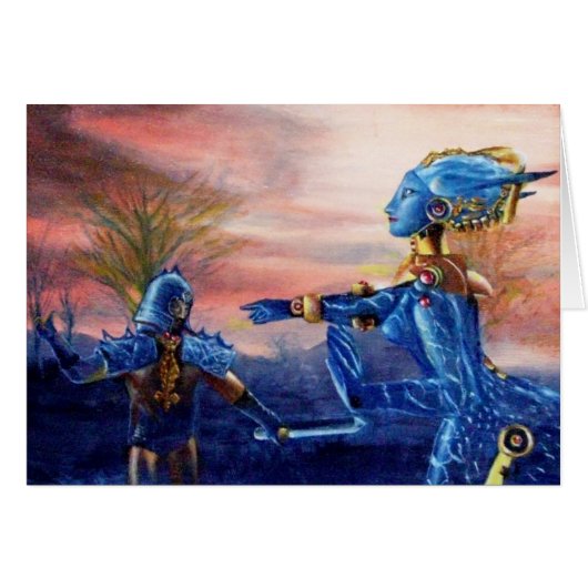 SAINT GEORGE UND ALIEN DRAGON (Vorderseite (Horizontal))