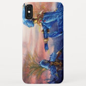 SAINT GEORGE UND ALIEN DRAGON Case-Mate iPhone HÜLLE (Rückseite)
