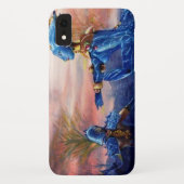 SAINT GEORGE UND ALIEN DRAGON Case-Mate iPhone HÜLLE (Rückseite)