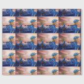 SAINT GEORGE UND ALIEN DRAGON GESCHENKPAPIER (Flach)