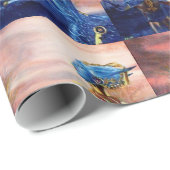 SAINT GEORGE UND ALIEN DRAGON GESCHENKPAPIER (Rolleneckpunkt)