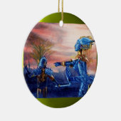 SAINT GEORGE UND ALIEN DRAGON KERAMIKORNAMENT (Rechts)