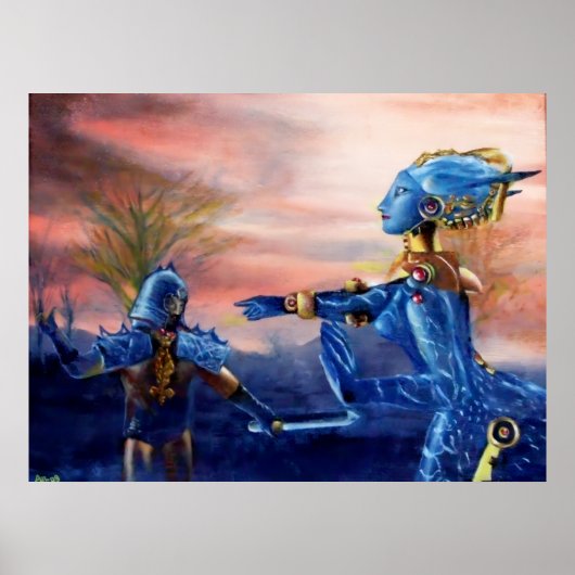 SAINT GEORGE UND ALIEN DRAGON POSTER (Vorne)