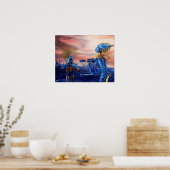 SAINT GEORGE UND ALIEN DRAGON POSTER (Küche)