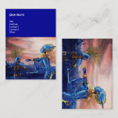 SAINT GEORGE UND ALIEN DRAGON VISITENKARTE (Vorne/Hinten)