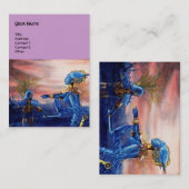 SAINT GEORGE UND ALIEN DRAGON VISITENKARTE (Vorne/Hinten)