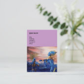 SAINT GEORGE UND ALIEN DRAGON VISITENKARTE (Stehend Vorderseite)