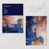 SAINT GEORGE UND ALIEN DRAGON VISITENKARTE (Vorne/Hinten)