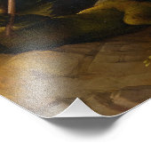 Saint George und der Drache, 1506 von Raphael Fotodruck (Ecke)