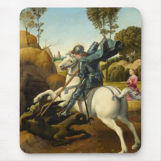 Saint George und der Drache, 1506 von Raphael Mousepad (Vorne)