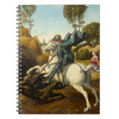 Saint George und der Drache, 1506 von Raphael Notizblock (Vorderseite)