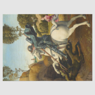Saint George und der Drache, 1506 von Raphael Seidenpapier