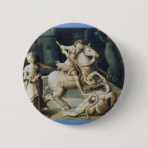 Saint George und der Drache Button