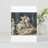 Saint George und der Drache Dankeskarte (Stehend Vorderseite)
