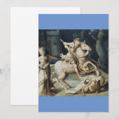 Saint George und der Drache Einladung (Vorne/Hinten)