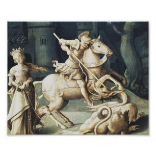 Saint George und der Drache Fotodruck