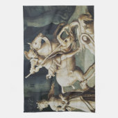 Saint George und der Drache Geschirrtuch (Vertikal)