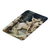 Saint George und der Drache Magnet (Linke Seite)