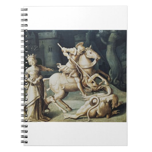 Saint George und der Drache Notizblock (Vorderseite)