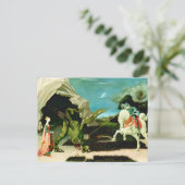 Saint George und der Drache Postkarte (Stehend Vorderseite)