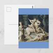 Saint George und der Drache Postkarte (Vorne/Hinten)