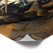 Saint George und der Drache (Raphael) Poster (Ecke)