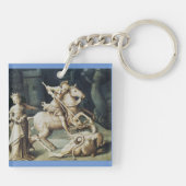Saint George und der Drache Schlüsselanhänger (Rückseite)