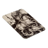 Saint George und der Drache von Durer Magnet (Rechte Seite)