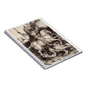 Saint George und der Drache von Durer Notizblock (Rechte Seite)