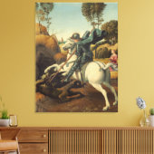 Saint George und der Dragon Raphael Leinwanddruck (Insitu (Wohnzimmer))