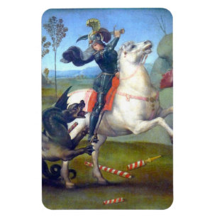 Saint George und die Drachenmalerei von Raphael Magnet